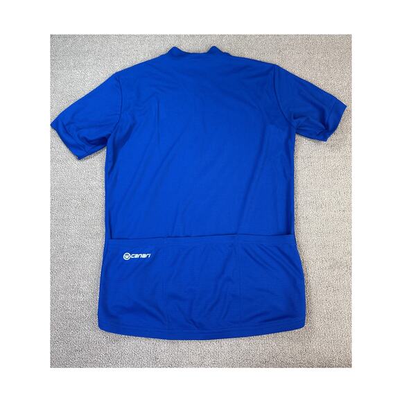 Canari Cycling Shirt Short Sleeve Blue Size Medium - Picture 2 of 8
